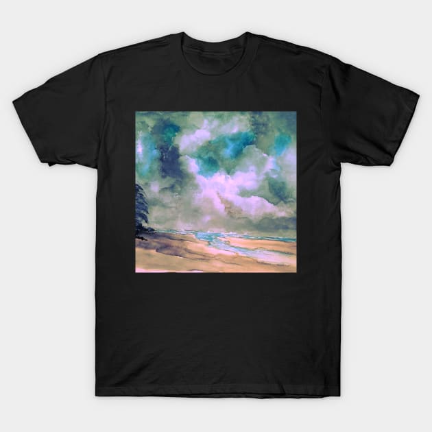 Vibrant Downpour T-Shirt by denkatinys